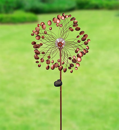 Copper Garden Solar Spinner